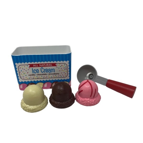 Melissa & Doug Scoop & Stack Ice Cream Cone Magnetic Play Set Replacement Pieces - Picture 1 of 7